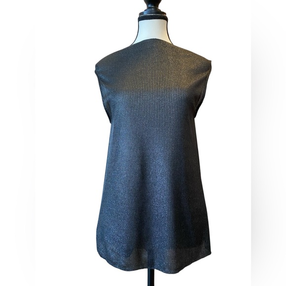 Cupio Black Silver Textured Fabric - Picture 2 of 7